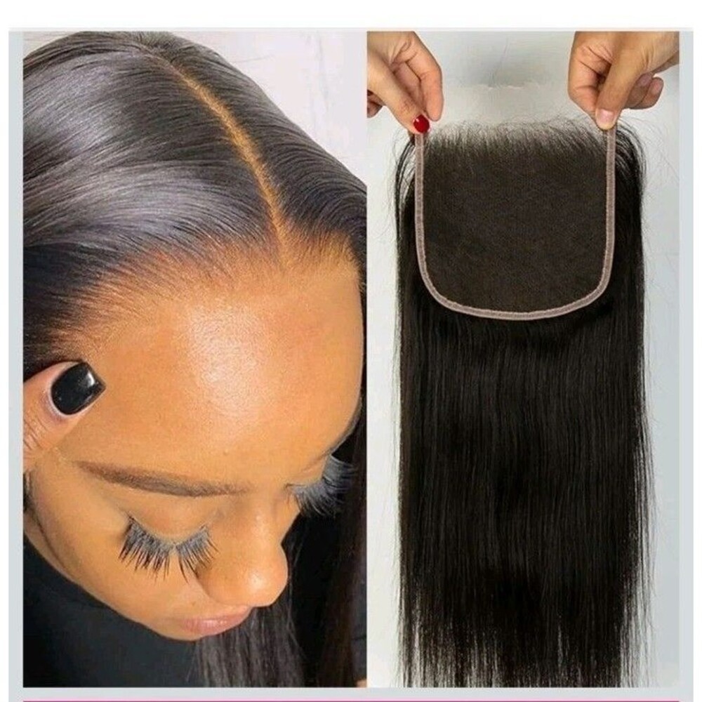 5x5 Real HD 16" Lace Natural Hairline Free Part Invisible Wig Dark Brown